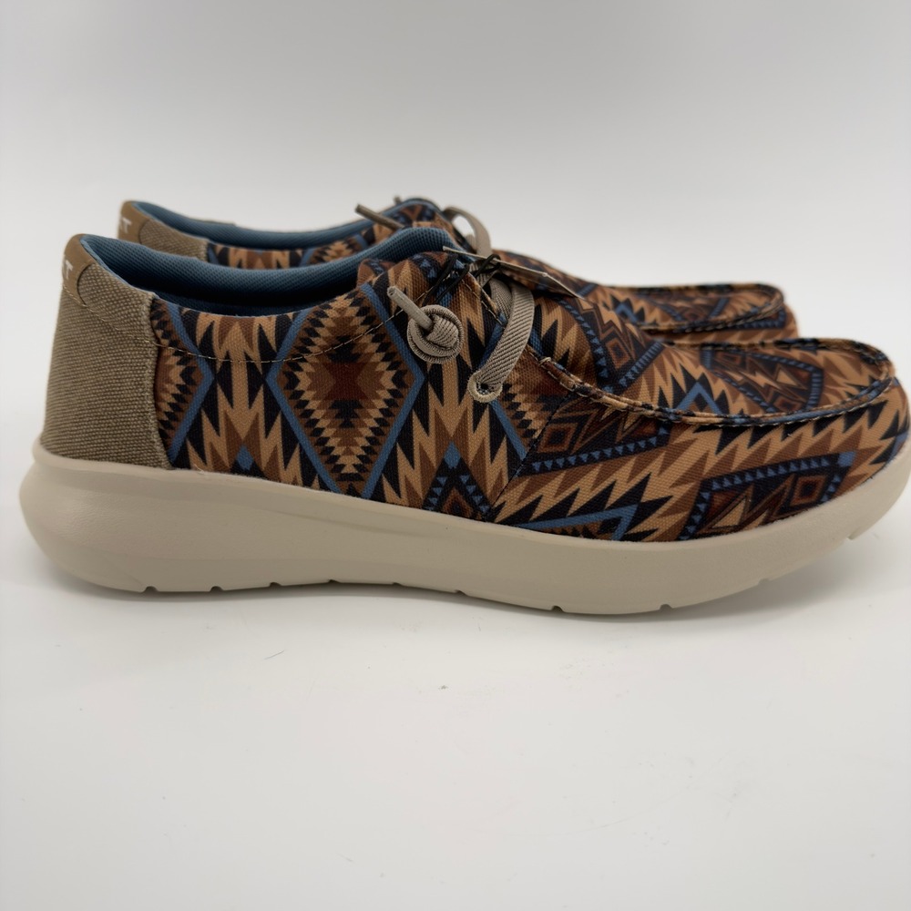 Ariat Hilo Mens Brown Aztec Geometric Print Casual Shoes Size 11.5 D